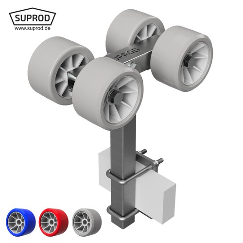 Fois rouleaux chariot de - 4,
